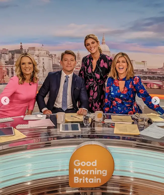 Ashley joined the Good Morning Britain team today