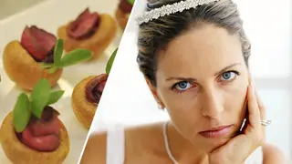 The bride was not happy that the guest ate the wrong meal on the day