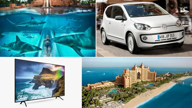 Text to win a car, a holiday and a widescreen TV!