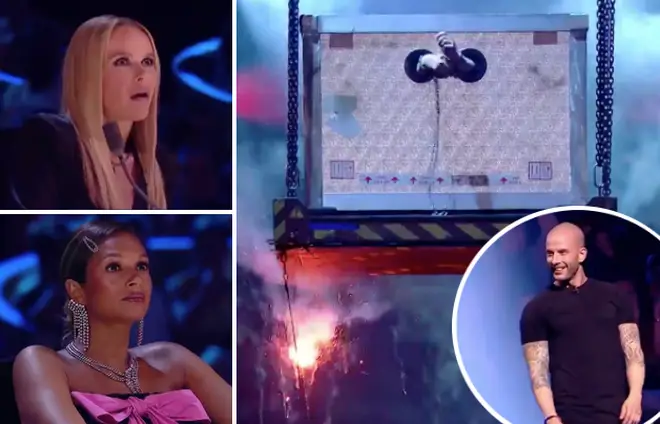 Britain's Got Talent viewers suspect Darcy left the box through a trap door or side-flap.