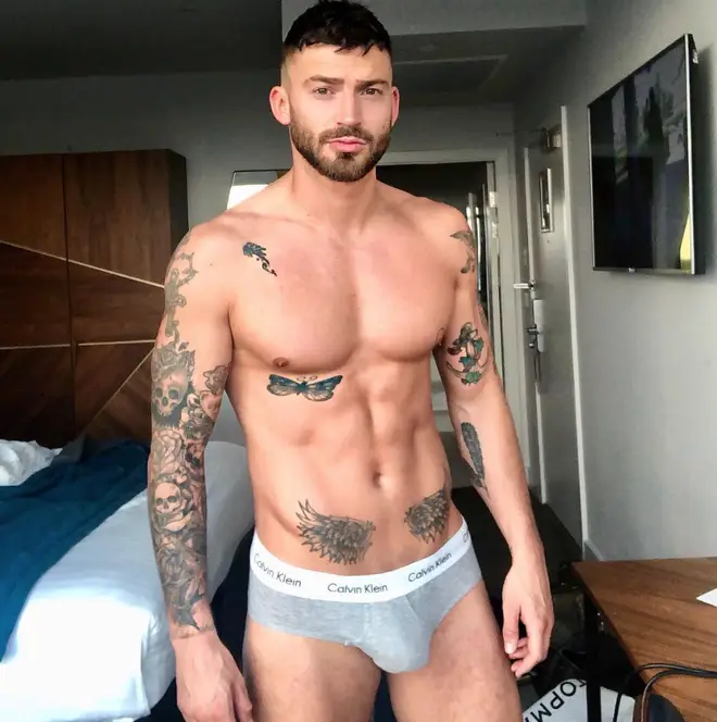 Jake Quickenden is not new to showing off his physique on social media