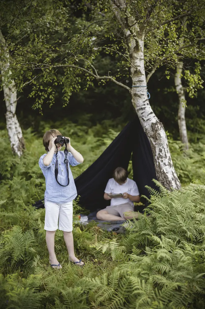 Take a tent and encourage the kids to enjoy a day of fun without their tablets