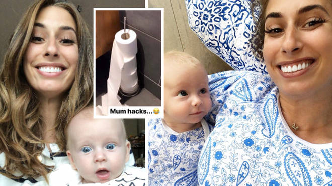 Stacey Solomon shared the handy mum hack with her Instagram followers.