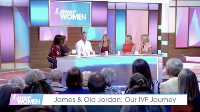 The pair joined the Loose Women panel