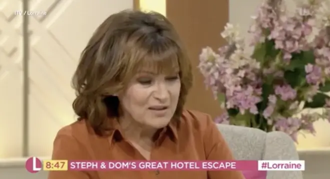 Lorraine looked emotional as she spoke about Steph's illness