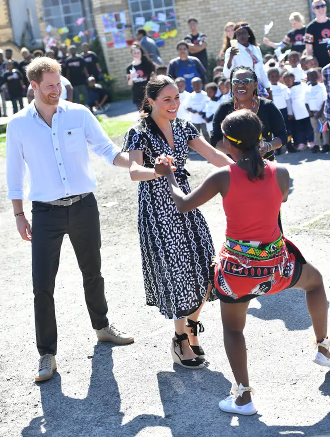 The Duke of Sussex encouraged his wife to join in