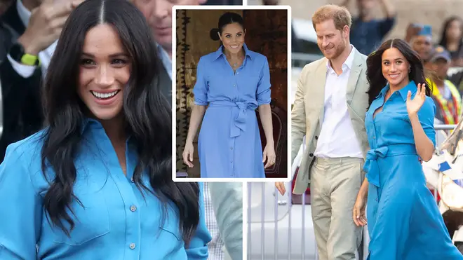 Meghan Markle re-wore her Veronica Beard dress in Cape Town