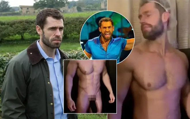 The hunky star bares all in the video clip