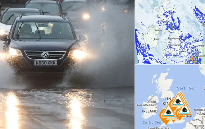 Floods are set to hit the UK