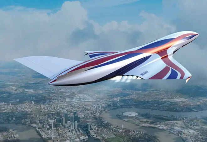 The hypersonic engine is being developed in Britain.