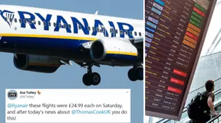Ryanair hikes up its prices after Thomas Cook's collapse.