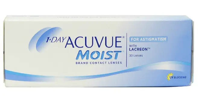 Customers are being asked to check the batch number on their boxes of 1-day Acuvue Moist for Astigmatism lenses to see if they need to return the product