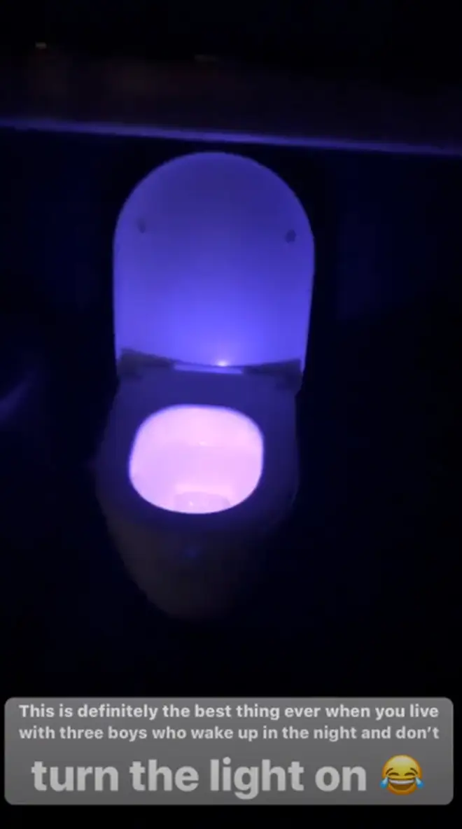 This toilet light stops any accidents