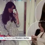 Brooke Vincent's bump was spotted on Coronation Street