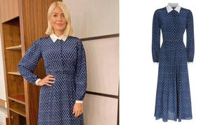 Holly's chic dress costs £525
