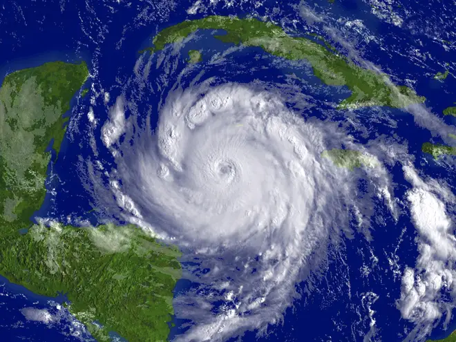 Hurricane Lorenzo is heading across the North Atlantic to us now