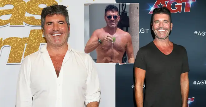 Simon Cowell has shown off his weight loss
