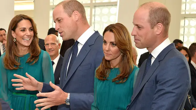 Kate Middleton and Prince William shared a little PDA this week