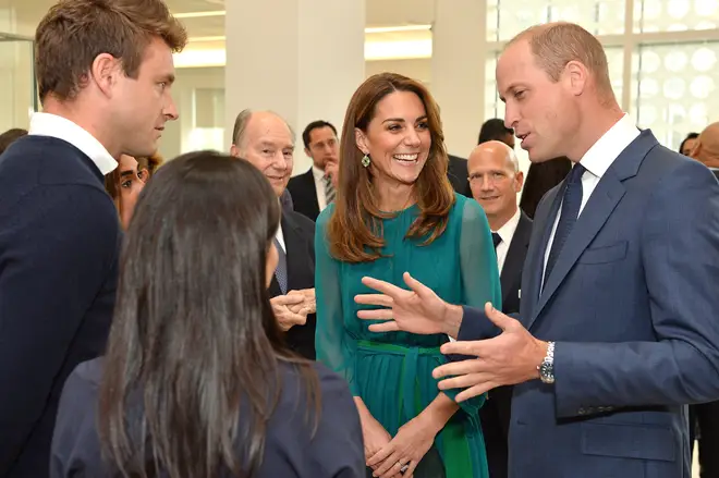 Kate Middleton lovingly touched her husband's arm