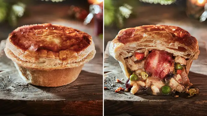The pie will be sold during Christmas.