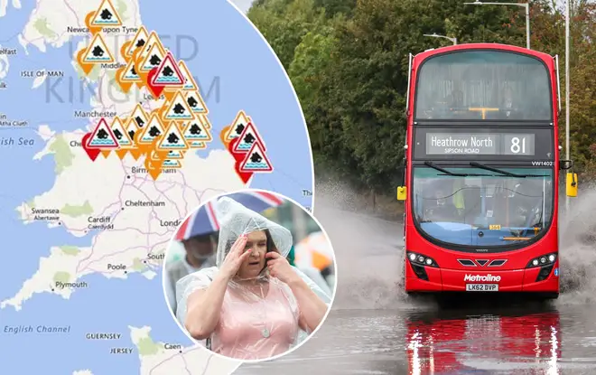 The awful weather is set to worsen in parts of the UK