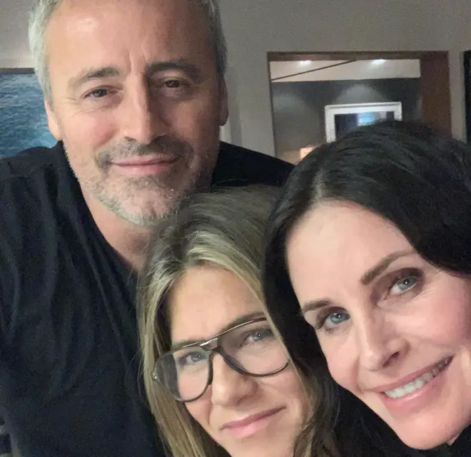 The stars who played Joey, Monica and Rachel shared a sweet picture