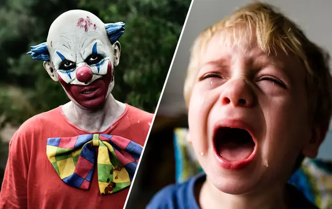 The killer clown has been hired to scare children