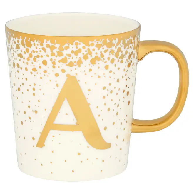Confetti alphabet mug by Tesco
