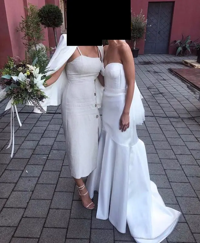 The photo was posted on a wedding shaming thread on Reddit.