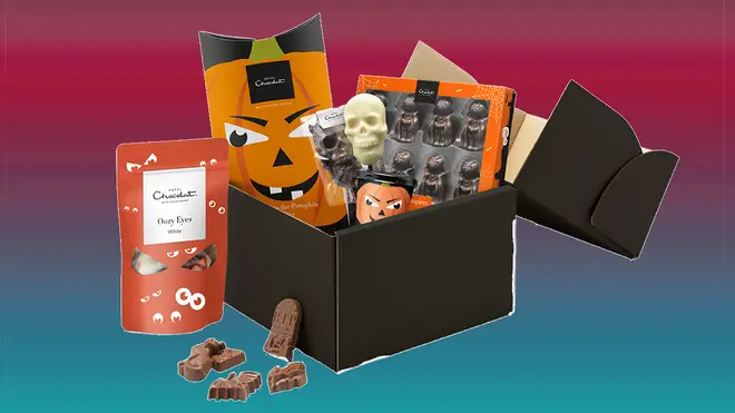 This box is packed full of goodies perfect for a Halloween party