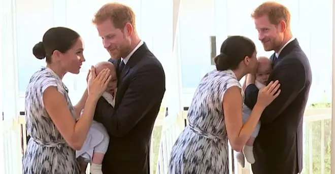Meghan Markle and Prince Harry have shared a sweet unseen moment