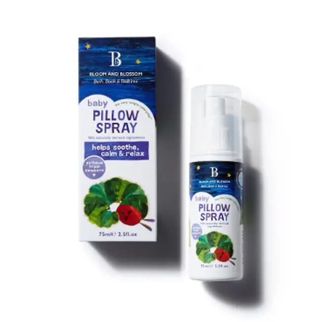 Bloom and Blossom Very Hungry Caterpillar Baby Pillow Spray