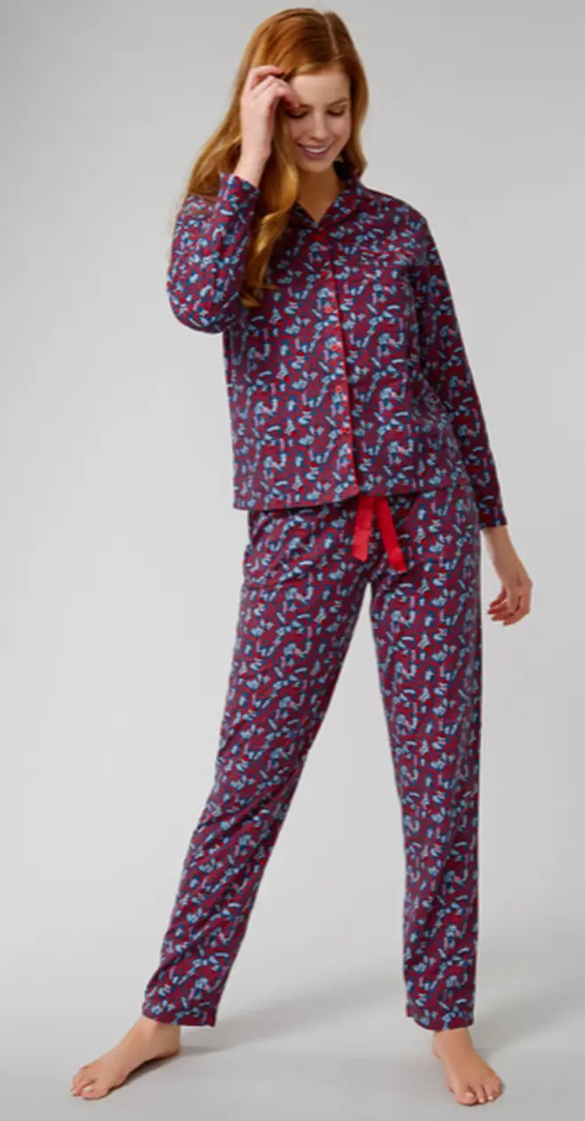 Winter floral PJs in a bag by Boux Avenue