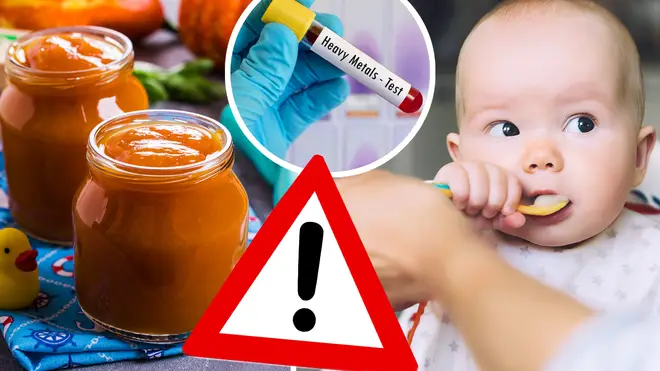 Of 168 baby foods tested, the results found that 95 per cent contained metals