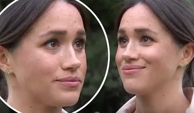 Meghan Markle held back tears during the emotional interview