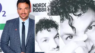 Peter Andre looks unrecognisable as he reveals curly hair on social media.