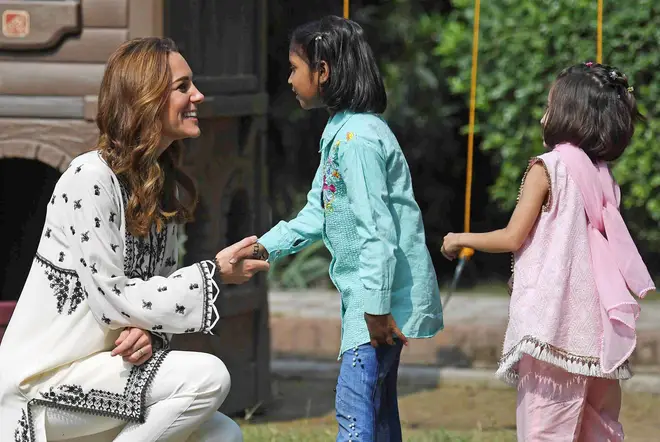Kate Middleton is said to have asked to return to the Children's Village in Lahore