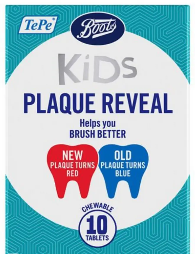 Boots is selling kids plaque reveal tablets