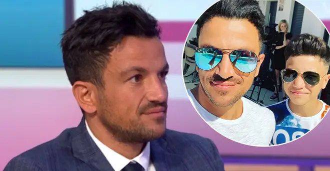 Peter Andre has opened up about his fears for son Junior