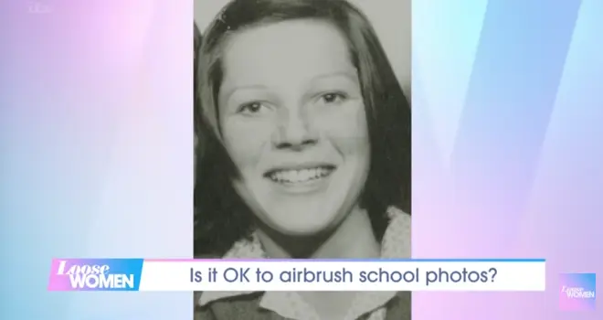 Ruth Langsford drew on her own experience of school photos during the discussion