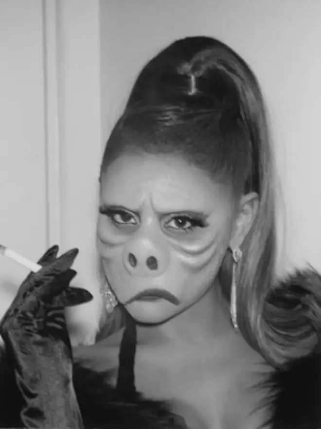 Ariana Grande looked unrecognisable as Pighead