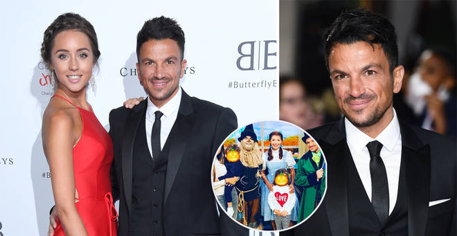 Peter Andre shared the adorable family picture to Instagram