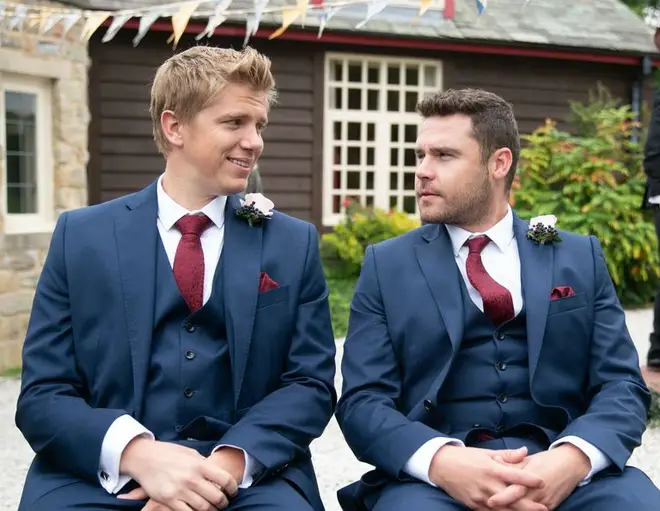Danny plays Aaron Dingle, who married Robert Sugden in an emotional episode last year.