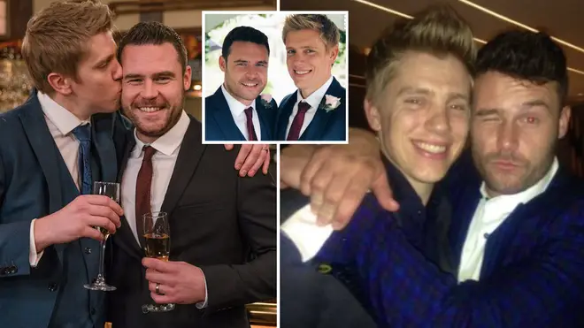 Danny Miller posted a sweet tribute to his on-screen husband on Twitter.