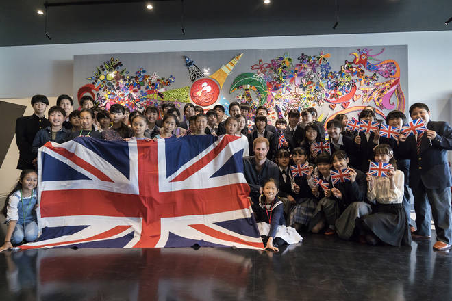 The Duke of Sussex was in good spirits as he visited Nippon Foundation Para Arena where he met with Paralympic athletes