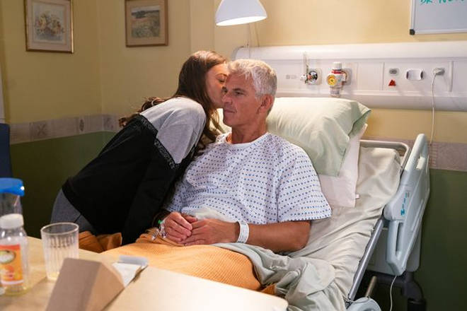 Robert will be visited by both Michelle and Vicky in hospital