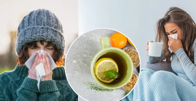 The best ways to help stave off colds this winter (stock images)