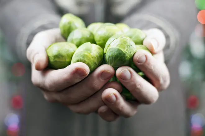Brussels sprouts are a good vitamin-rich food to eat in the winter