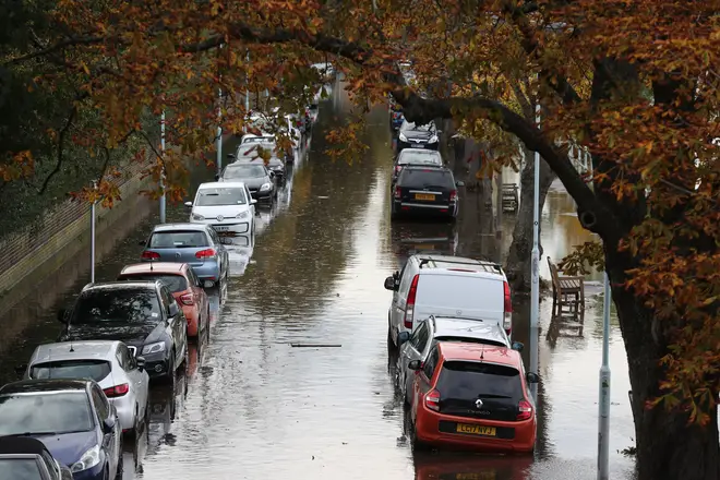 Parts of the UK are at risk of flooding