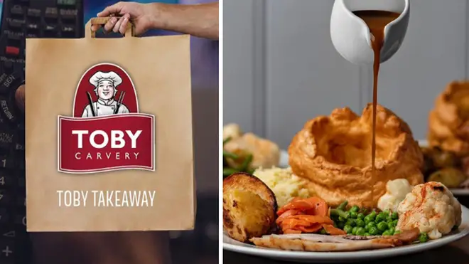 Toby Carvery have teamed up with Just Eat